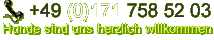 +49 (0)5754 926 368 - Hunde sind uns herzlich willkommen